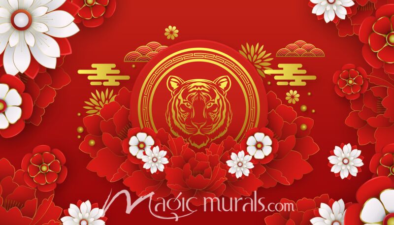 Chinese Tiger Wallpaper 3225 Wallpaper Wall Mural