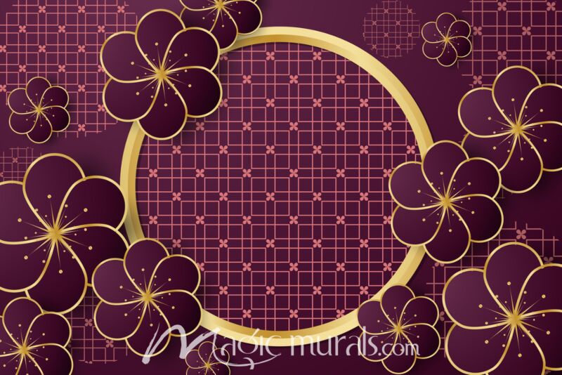 Abstract Floral Chinese Wallpaper 3261 Wallpaper Wall Mural