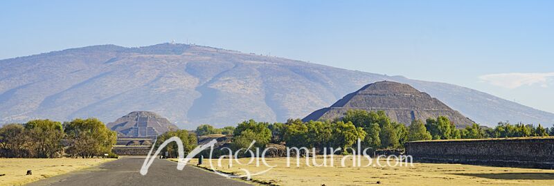 Teotihuacan Pyramids of Sun and Moon 8286 Wallpaper Wall Mural