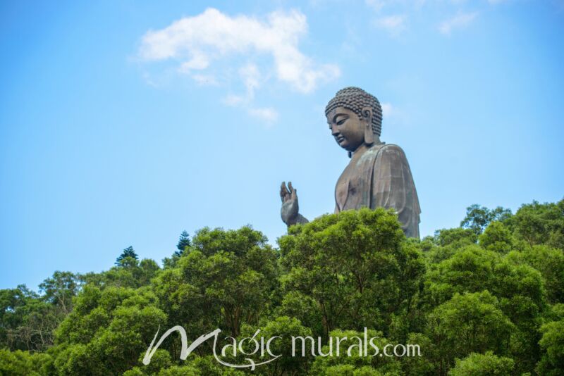 Hong Kong Buddha Lantau Island Wallpaper Wall Mural