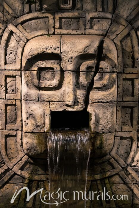 Aztec Fountain 5881 Wallpaper Wall Mural