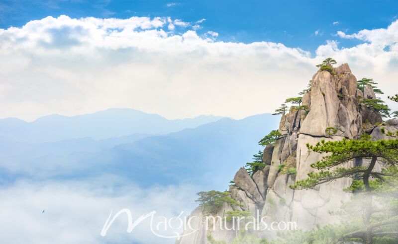 Huangshan Mountains China 7429 Wallpaper Wall Mural