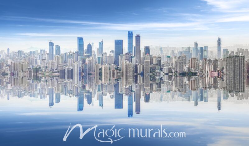 Chongqing Skyline Wallpaper Wall Mural