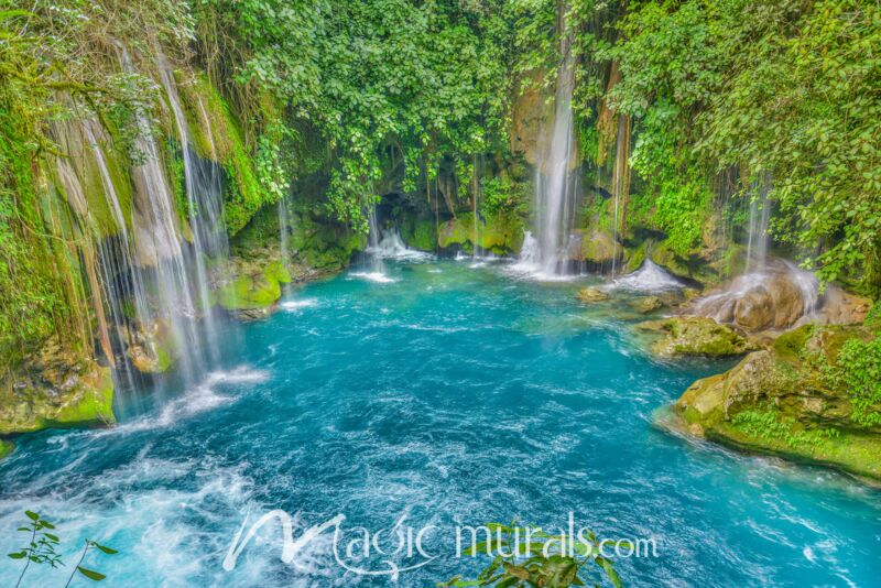 Puente de Dios Cavern Waterfalls 8725 Wallpaper Wall Mural