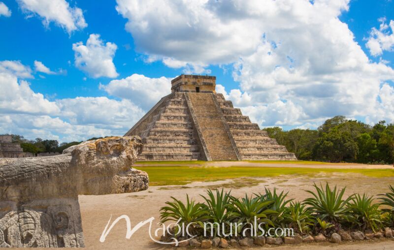 El Castillo Pyramid 4183 Wallpaper Wall Mural