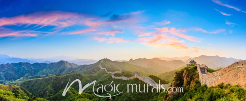 Great Wall of China Sunrise 1084 Wallpaper Wall Mural