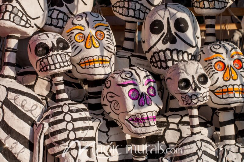 Day of the Dead Figures 7685 Wallpaper Wall Mural