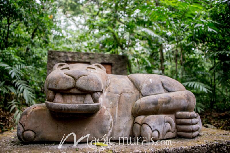 Olmec Jaguar 9392 Wallpaper Wall Mural