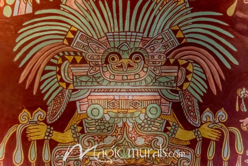 Aztec Temple Mural 9914 Wallpaper Wall Mural