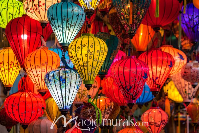 Chinese Lanterns 6501 Wallpaper Wall Mural