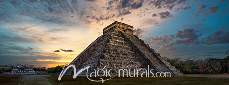 Chichen Itza Sunset 7326 Wallpaper Wall Mural