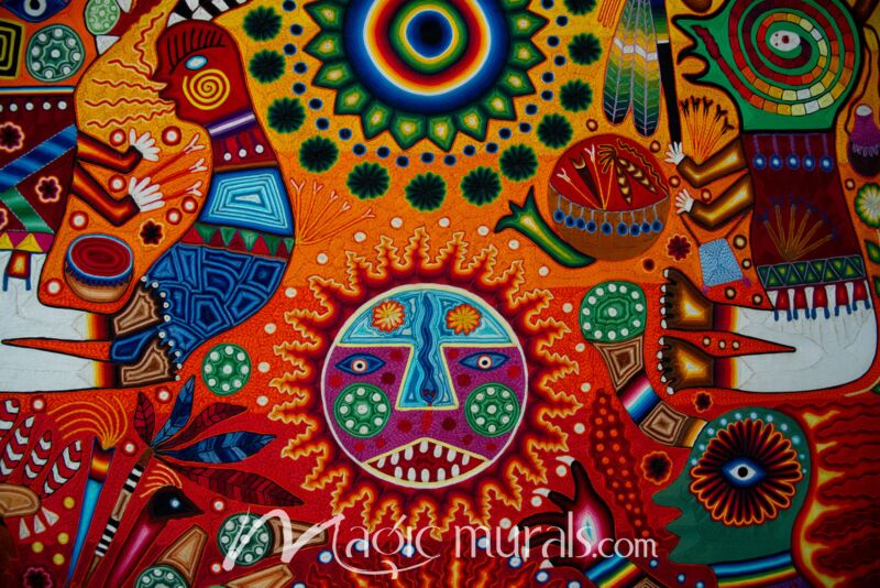 Mexican Embroidery 8308 Wallpaper Wall Mural