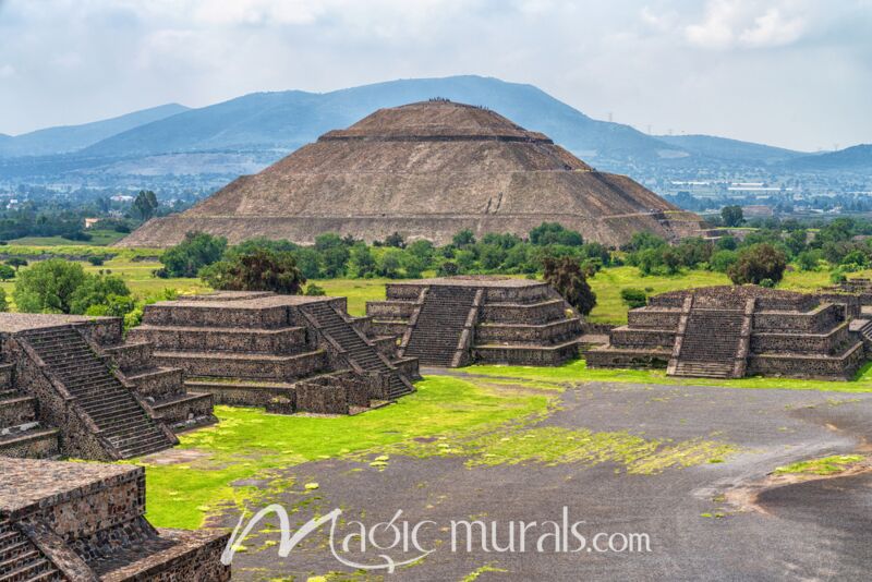 Teotihuacan Pyramids 3375 Wallpaper Wall Mural