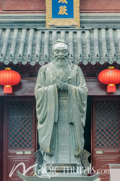 Largest Statue of Confucius in China Wallpaper Wall Mural