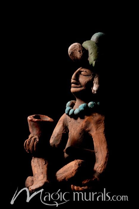 Mayan Shaman Figure 2560 Wallpaper Wall Mural