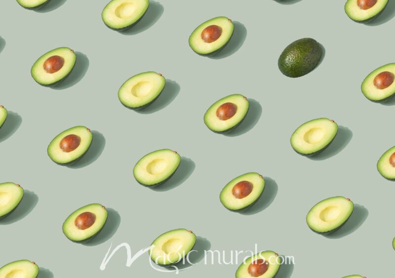 Avocado Pattern Wallpaper 8565 Wallpaper Wall Mural