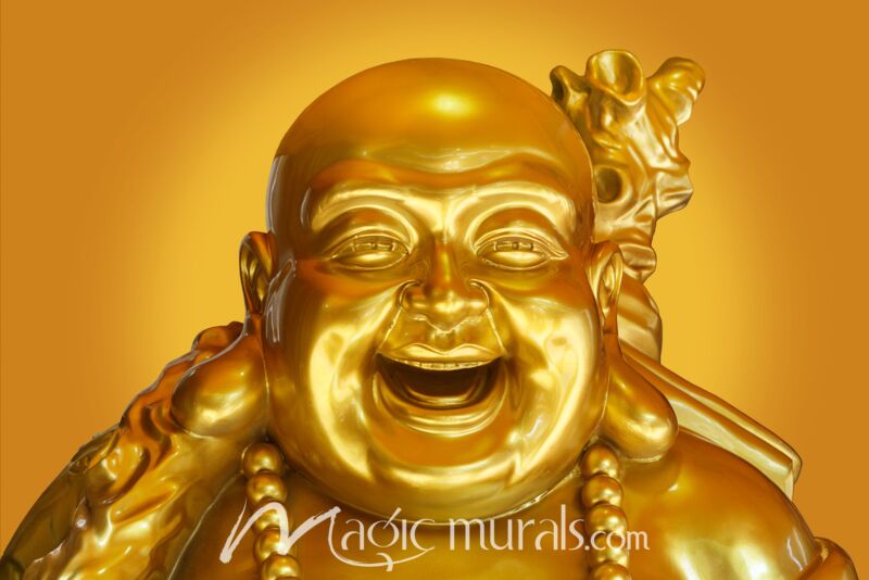 Smiling Buddha Hotei Wallpaper Wall Mural