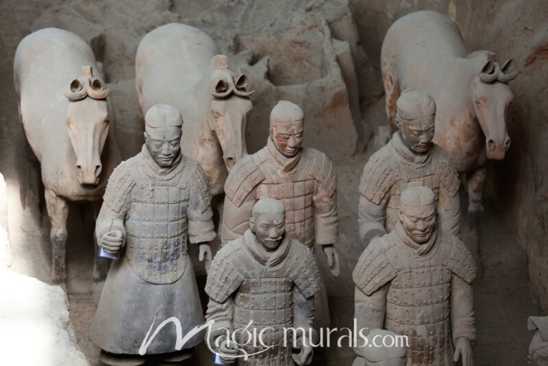 Chinese Terracotta Warriors 5686 Wallpaper Wall Mural