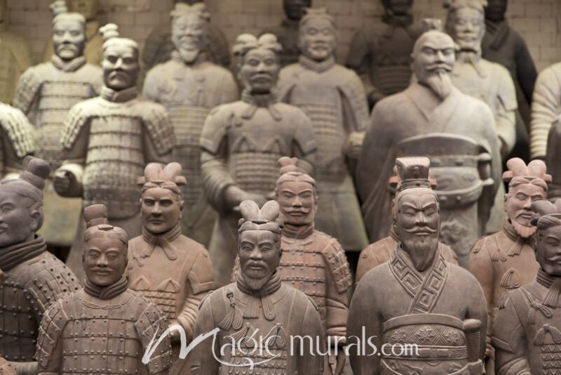 Chinese Terracotta Warriors 7888 Wallpaper Wall Mural