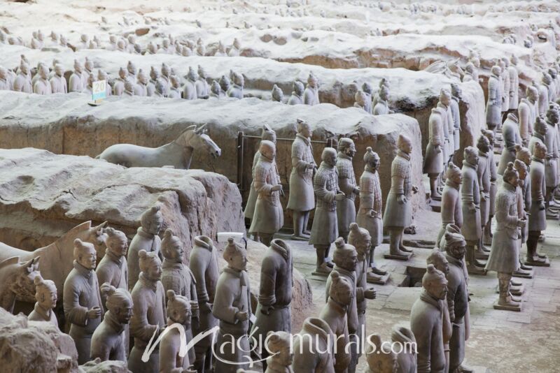 Chinese Terracotta Warriors 6471 Wallpaper Wall Mural