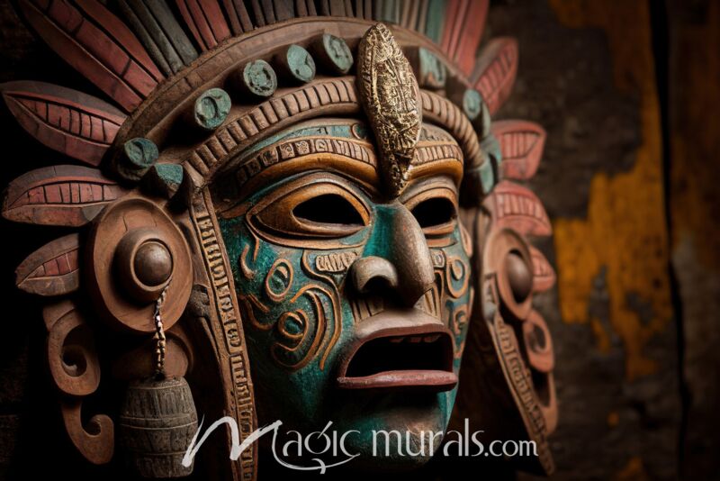 Mayan Style Graphic 9877 Wallpaper Wall Mural