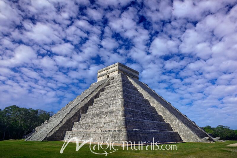 Chichen Itza Pyramid 0493 Wallpaper Wall Mural