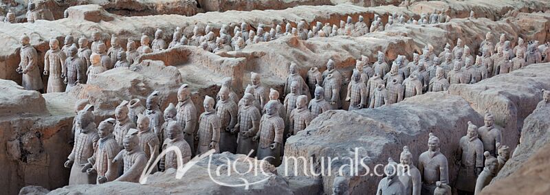 Chinese Terracotta Warriors 3860 Wallpaper Wall Mural