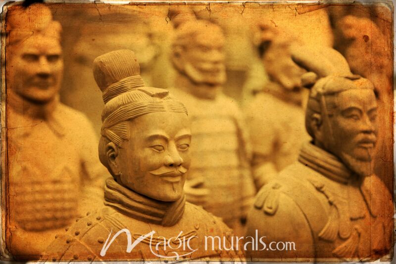 Chinese Terracotta Warriors 3909 Wallpaper Wall Mural