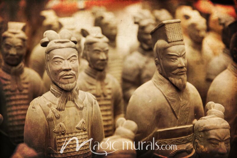 Chinese Terracotta Warriors 3961 Wallpaper Wall Mural