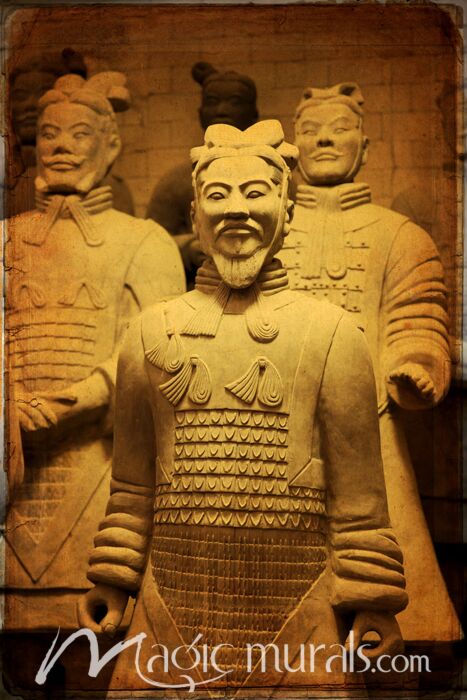 Chinese Terracotta Warriors 3976 Wallpaper Wall Mural