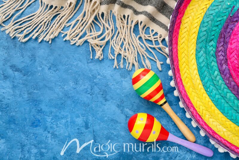 Mexican Maracas 8041 Wallpaper Wall Mural