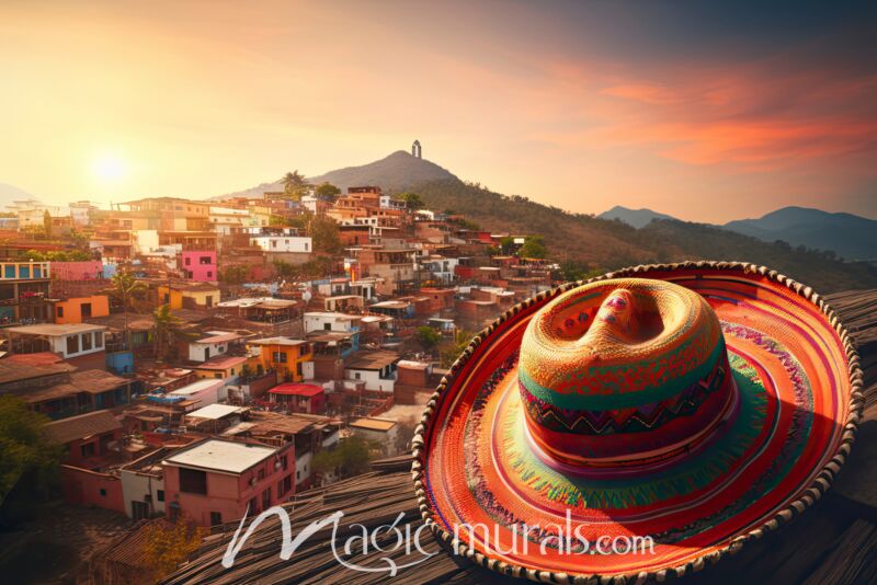 Sombrero Sunset 5475 Wallpaper Wall Mural