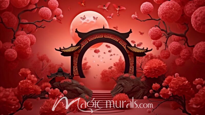 Mid Autumn Festival Wallpaper 2049 Wallpaper Wall Mural