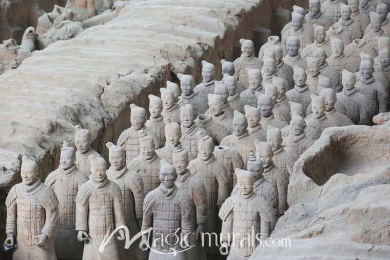 Chinese Terracotta Warriors 2242 Wallpaper Wall Mural