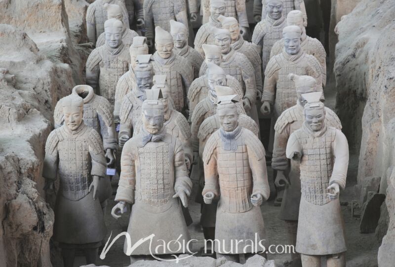 Chinese Terracotta Warriors 0191 Wallpaper Wall Mural