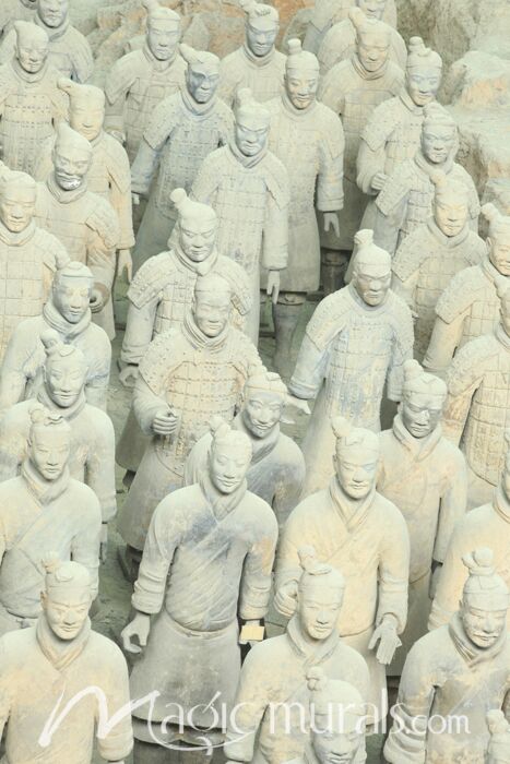 Chinese Terracotta Warriors 7076 Wallpaper Wall Mural