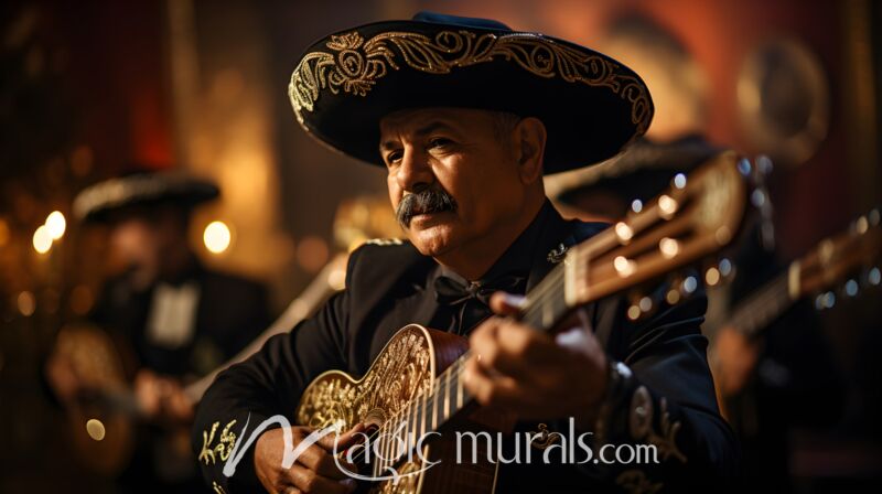 Mariachi Musician 2037 Wallpaper Wall Mural