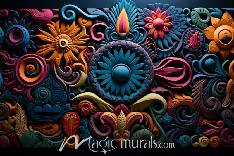 Embroidered Fantasy 5897 Wallpaper Wall Mural