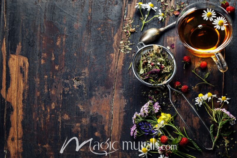 Herbal Tea 2607 Wallpaper Wall Mural