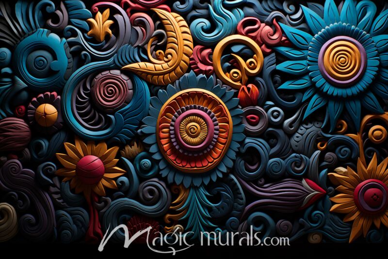 Embroidered Fantasy 3248 Wallpaper Wall Mural