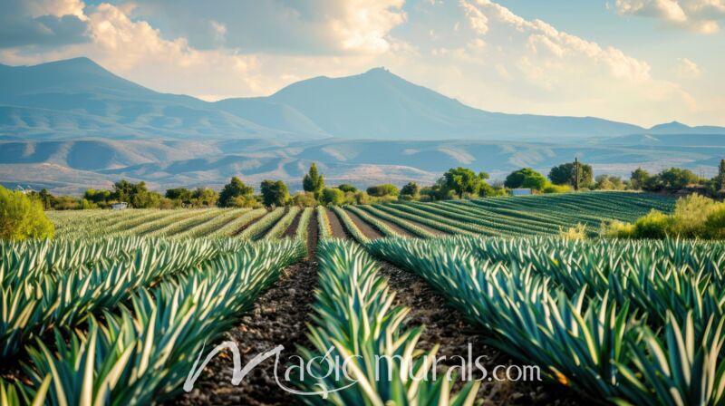 Agave Fields 5285 Wallpaper Wall Mural