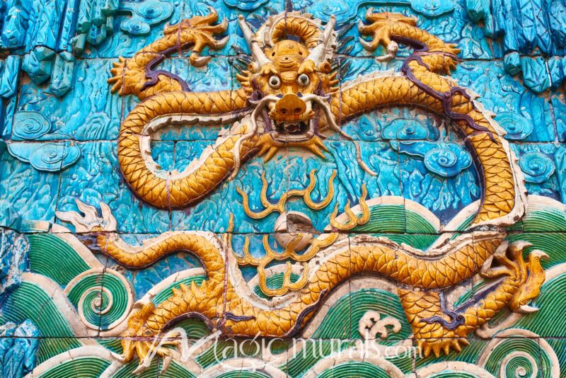 Forbidden City Dragon 6825 Wallpaper Wall Mural