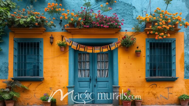 Mexican Streetscape 8781 Wallpaper Wall Mural