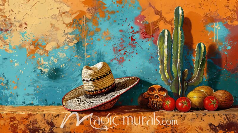 Sombrero Backdrop 8577 Wallpaper Wall Mural