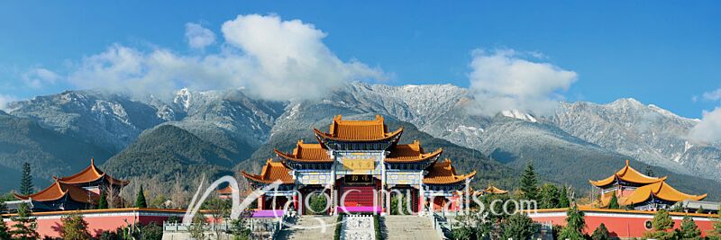 Chongsheng Buddhist Temple Yunnan China Wallpaper Wall Mural