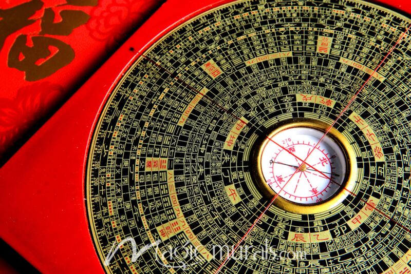 Chinese Astrology Wheel Wallpaper Wall Mural