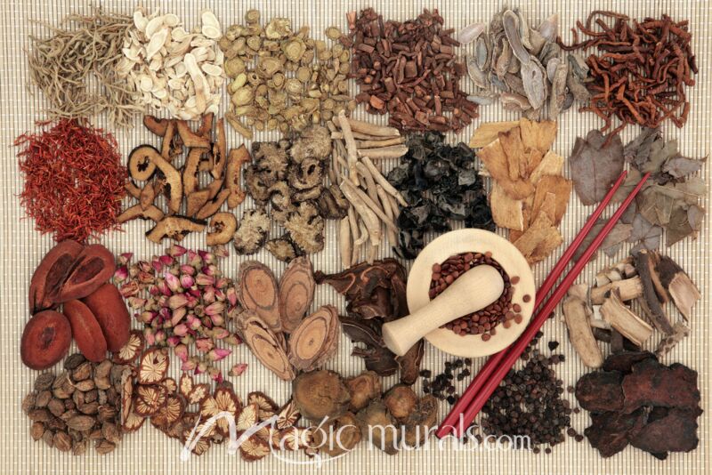 Chinese Herbal Medicine 6772 Wallpaper Wall Mural