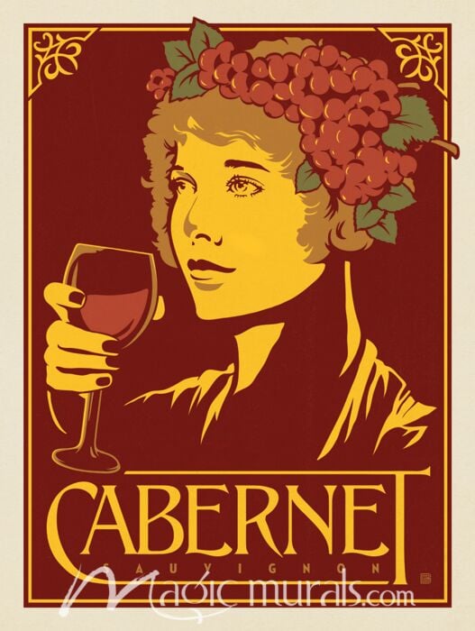 ADG Cabernet Sauvignon Wallpaper Wall Mural