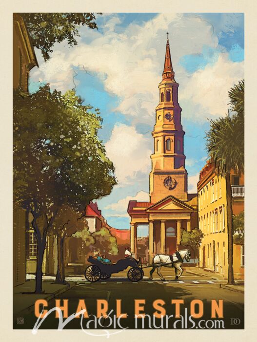 ADG Charleston Wallpaper Wall Mural