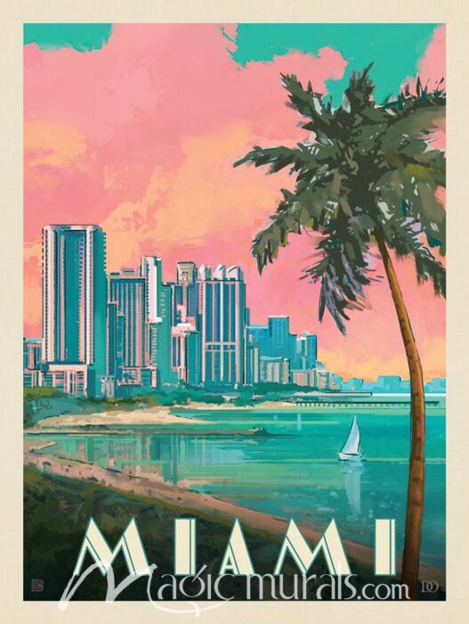 ADG Miami Wallpaper Wall Mural